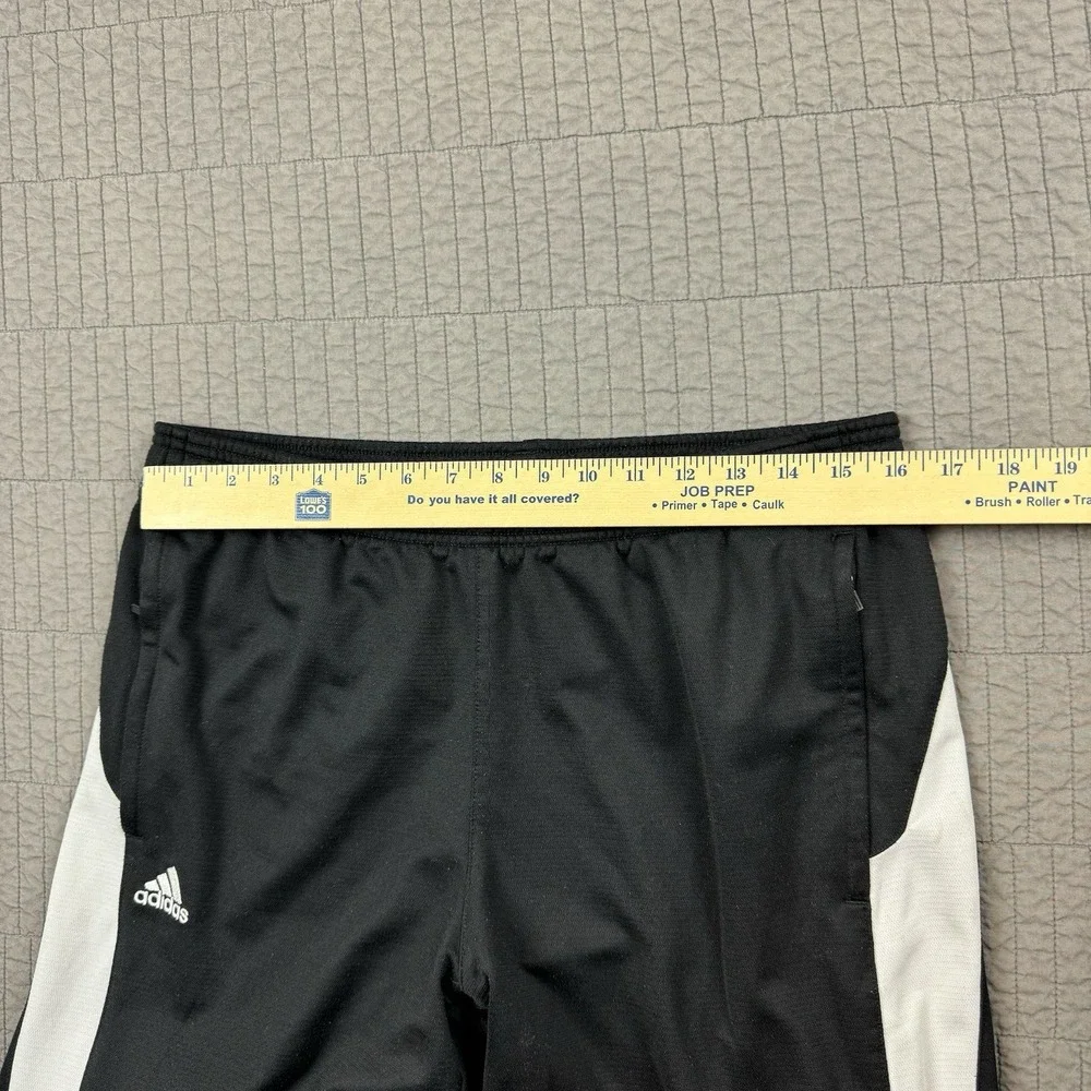 Adidas Sweatpants Men Medium Black Baggy Loose Fit Workout Gym Sportswear Active